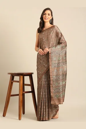 SANGAM PRINTS Floral Printed Saree
