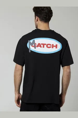 Catch Brand Logo Print Oversized Pure Cotton T-shirt