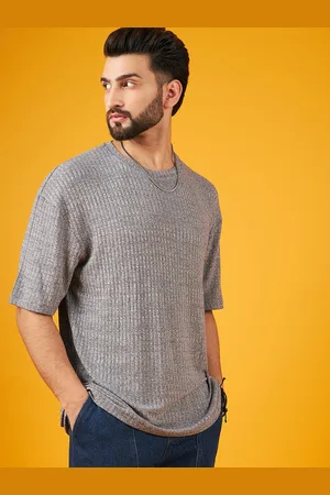 Kook N Keech Striped Drop Shoulder Sleeves Pure Cotton T-shirt