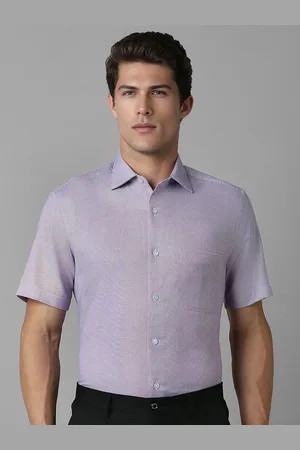 Louis Philippe Men Micro Checked Formal Classic Fit Shirt