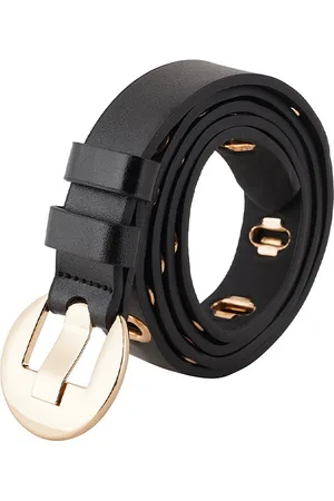 STYLE SHOES Women Textured Slim Belt
