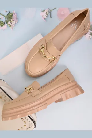 Jove Women Lightweight Heeled Horsebit Loafers