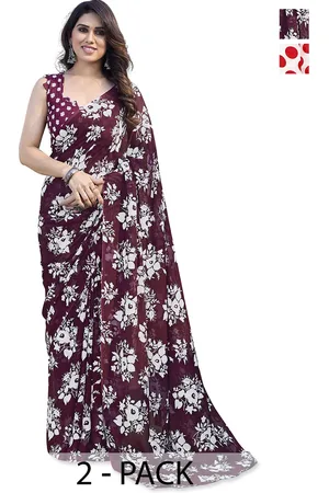 ANAND SAREES Polka Dot Saree Pack of 2