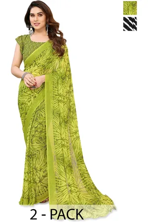 ANAND SAREES Polka Dot Saree Pack of 2