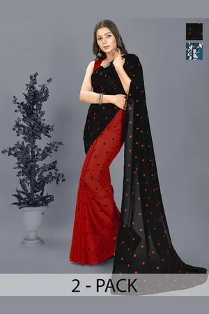 ANAND SAREES Floral Saree Pack of 2