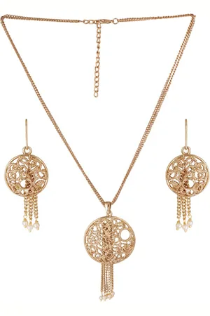 ESTELE Gold-Plated Beaded Jewellery Set