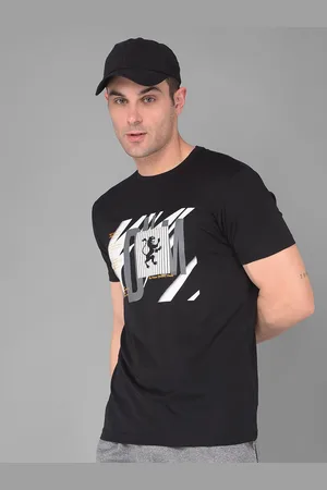 Cobb Men Printed Raw Edge T-shirt