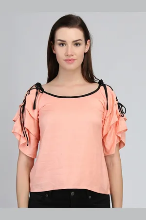 DODO & MOA Women Peach-Coloured Top