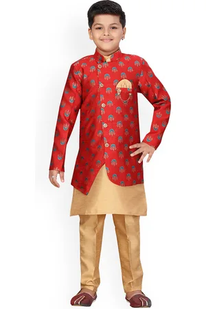 BAESD Boys Embroidered Sherwani Set