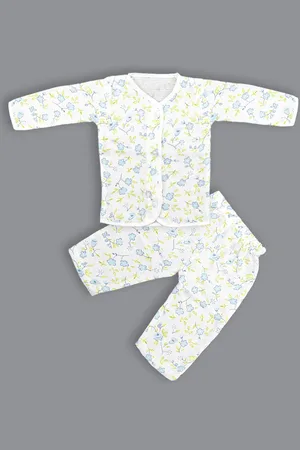 Born Kids Printed Organic Cotton Top With Pyjama