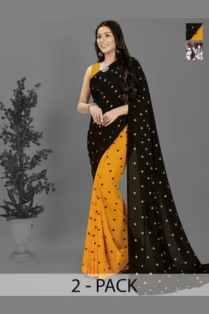 ANAND SAREES Floral Saree Pack of 2