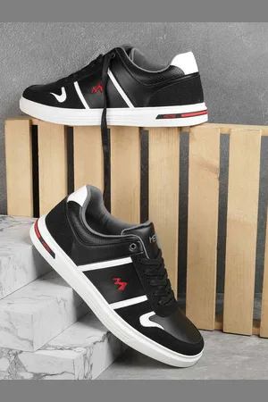 Metro Men Printed Round Toe Lace-Ups Sneakers
