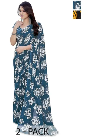 ANAND SAREES Floral Saree Pack of 2