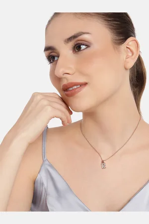 ESTELE Rose Gold-Plated Pendants with Chains