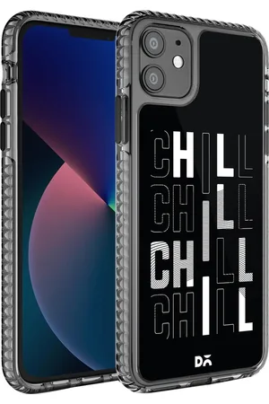 DailyObjects Black & White Printed Lets Chill iPhone 11 Phone Case