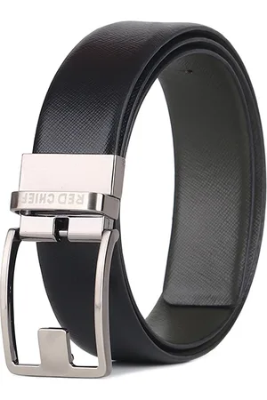Red Chief Men Textured Leather Reversible Formal Belt