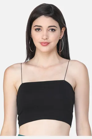 Cation Cotton Bralette Crop Top