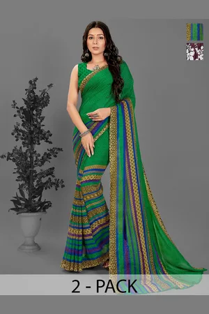 ANAND SAREES Ethnic Motifs Saree Pack of 2
