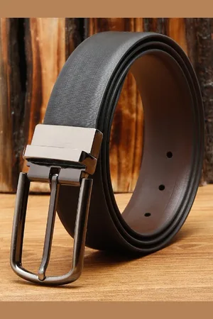 KAEZRI Men Leather Reversible Formal Belt