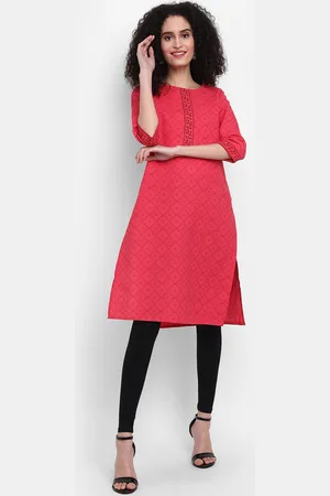 V-Mart Women Geometric Printed Indie Prints Kurta