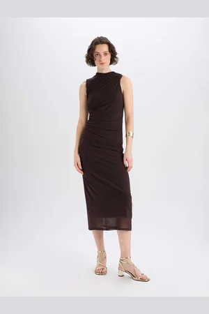 DeFacto Sheath Midi Dress