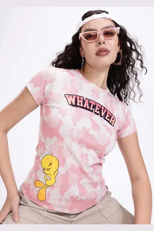 Kook N Keech Typography Tweety Printed T-shirt