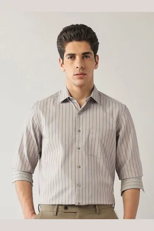 Arrow Men Classic Opaque Striped Formal Shirt