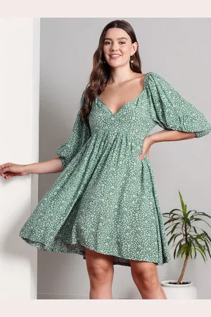 all about you Floral Print Sweetheart Neck Empire Dress