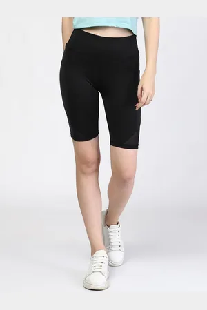 The Dance Bible Women Mid Rise Slim Fit High-Rise Sports Shorts