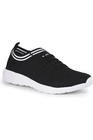 JQR Men MOJ-401 Black Mesh Running Non-Marking Shoes