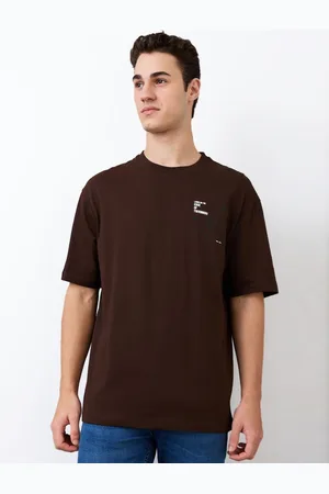 SPYKAR Men Graphic Printed Round Neck Cotton Relaxed Fit T-shirt
