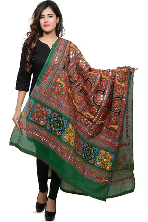 Banjara Embroidered Dupatta with Thread Work