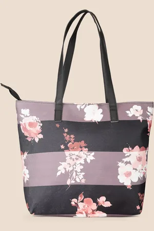 Sangria Printed Structured Shoulder Bag