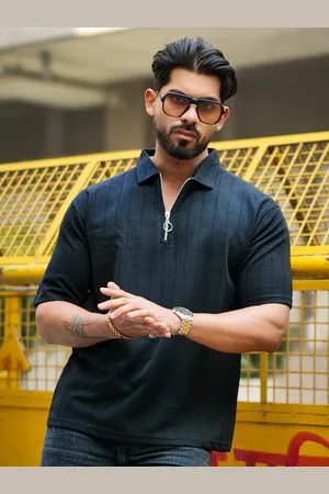 Maniac Men Polo Collar T-shirt