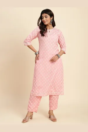 DIVASTRI Women Ethnic Motifs Printed Regular Kurta with Trousers