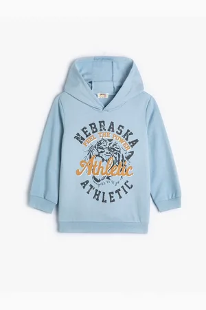 Koton Boys Printed Hooded Pullover