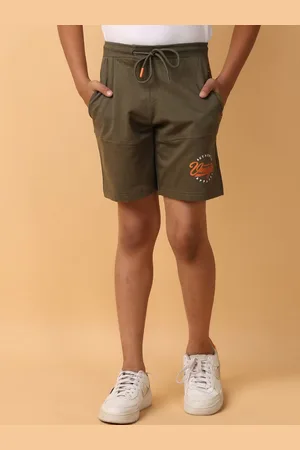 V-Mart Boys Mid-Rise Cotton Shorts