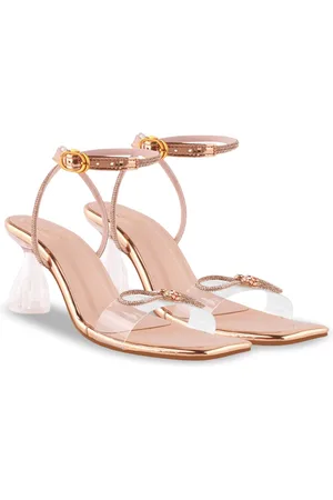 Shoetopia Girls Embellished Party Block Sandals