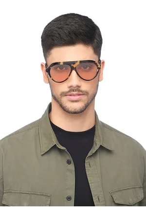 John Jacobs Full Rim Aviator Sunglasses with UV Protected Lens 148204