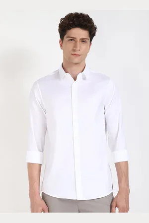 Calvin Klein Men Slim Fit Opaque Casual Shirt