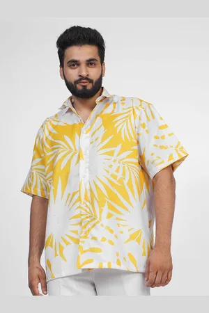Brown brothers Unisex Relaxed Floral Opaque Printed Casual Shirt