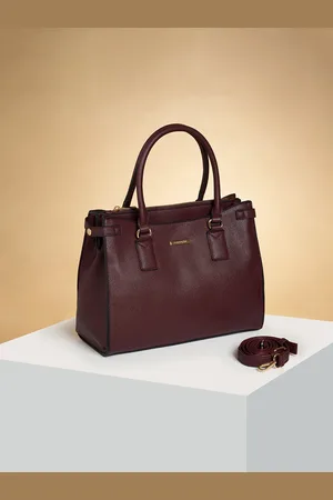 Pantaloons PU Oversized Structured Handheld Bag
