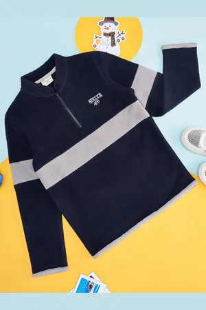 Pantaloons Boys Colourblocked Pullover Sweatshirt