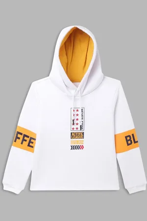 Blue Giraffe Boys Hooded Long Sleeves Sweatshirt