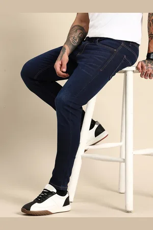 Being Human Men Cropped Fit Light Fade Stretchable Jeans