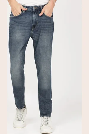 Lee Men Blue Anton Heavy Fade Stretchable Jeans