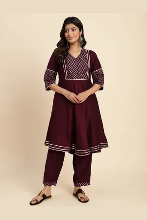 DIVASTRI Women Printed Regular Kurta with Trousers