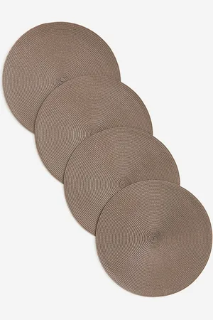 H&M Brown 4-Pack Place Mats