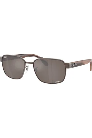 Ray-Ban Unisex Square Sunglasses with Polarised Lens