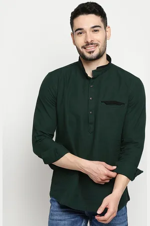 SPYKAR Men Green Solid Full Sleeve Casual Shirt